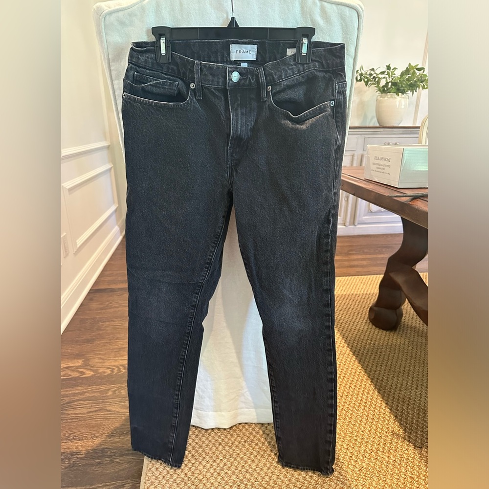 Men’s Frame L’Homme Skinny Black Jeans size 32